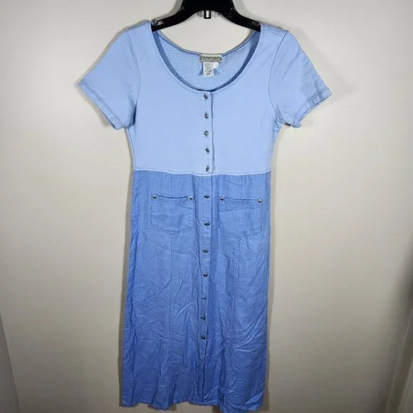 cassette linen dress ROVE Linen Midi Dress | Puff Sleeve - Twist Design